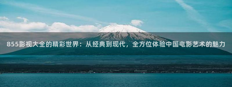 红桃影视入口在线观看：855影视大全的精彩世界：从经典到现代，全方位体验中国电影艺术的魅力