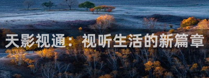 红桃影视ht-永久在线入口：天影视通：视听生活的新篇章